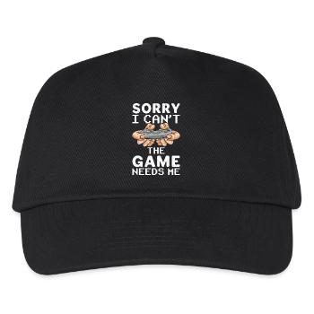 Gamer Gaming - Kinder Basecap - Schwarz - Vorne