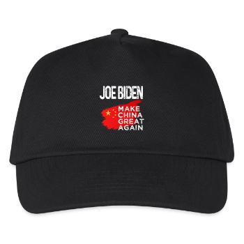 Make China Great Again Funny Quote Joe Biden - Kids’ Baseball Cap - black - Front
