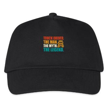Truck driver - Kids’ Baseball Cap - black - Front