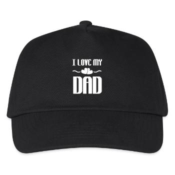 i love my dad - Kids’ Baseball Cap - black - Front