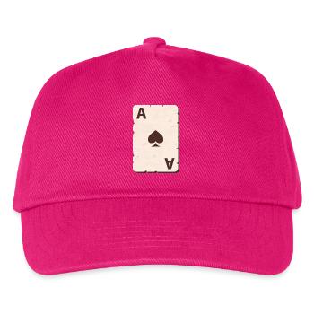 Poker Poker Poker Cadeau De Pik As - Casquette de baseball Enfant - fuchsia - Devant