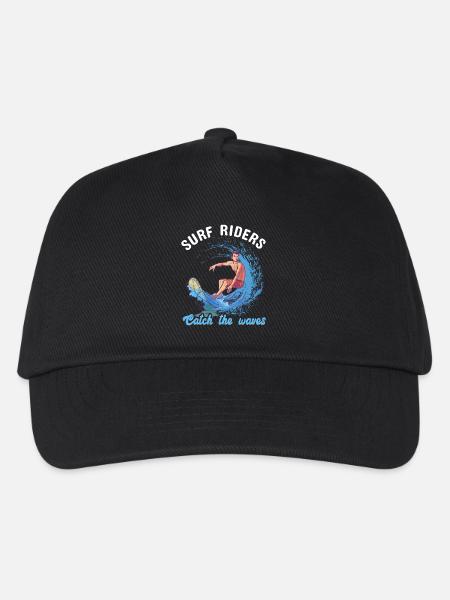 Surf Riders - Kinder Basecap - Schwarz