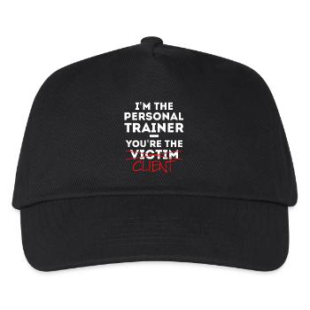 Personal Trainer Fitness Coach Saying Gift - Kids’ Baseball Cap - black - Front