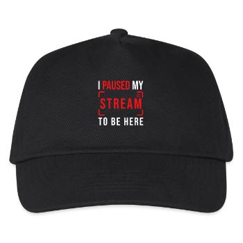 Streamer Streaming Livestream Gift - Kids’ Baseball Cap - black - Front