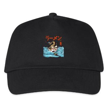 Ramen - Kinder Basecap - Schwarz - Vorne