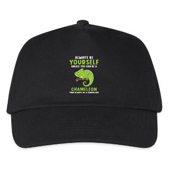 Caméléon sort drôle - Casquette de baseball Enfant - noir - Devant