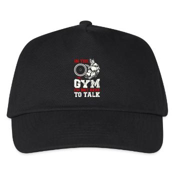Gym Fitness - Kinder Basecap - Schwarz - Vorne