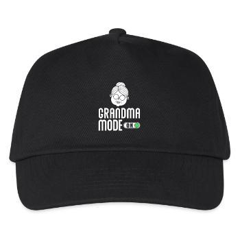 Becoming Grandma Pregnancy Announcement - Kids’ Baseball Cap - black - Front