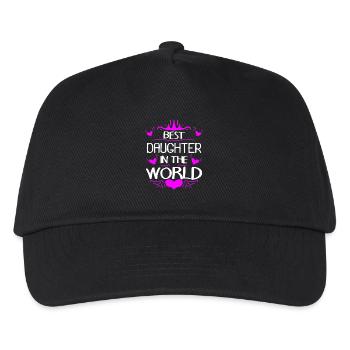 Beste Tochter der Welt - Kinder Basecap - Schwarz - Vorne