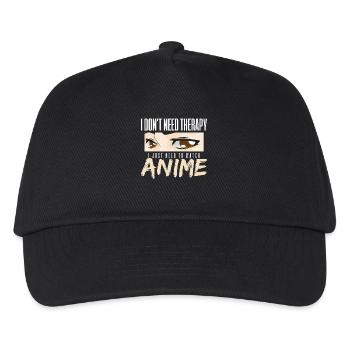 anime - Kids’ Baseball Cap - black - Front