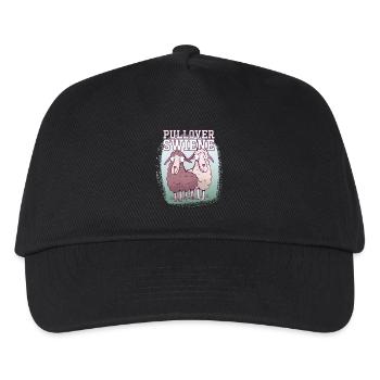 Sweaterswiene Plattdeutsch East Frisian Sheep - Kids’ Baseball Cap - black - Front
