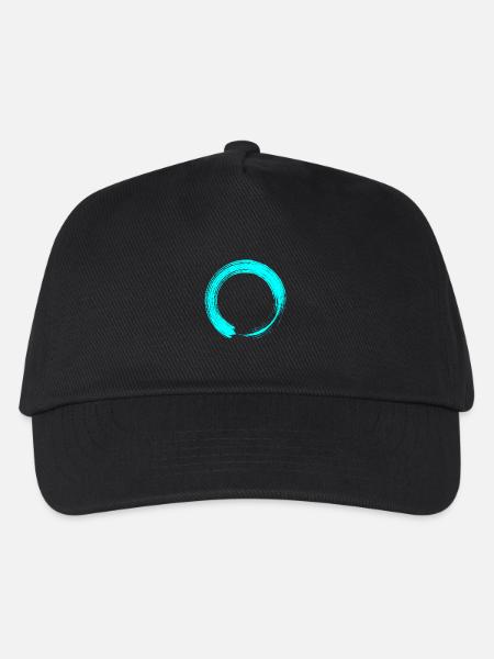 Kreis - Kinder Basecap - Schwarz