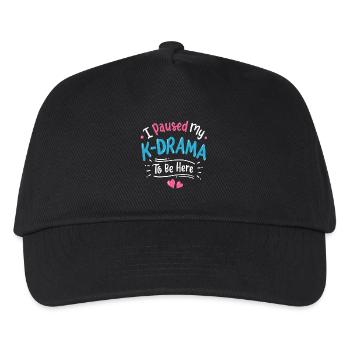 K-Drama Koreanisches Drama K-Drama-Fans - Kinder Basecap - Schwarz - Vorne