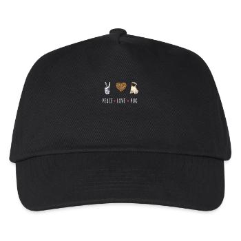pug - Kids’ Baseball Cap - black - Front