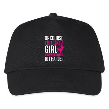 Kickboxing Boxing Kickboxing Thai Boxing - Kids’ Baseball Cap - black - Front