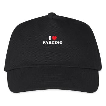 Ich liebe Furzen - Kinder Basecap - Schwarz - Vorne