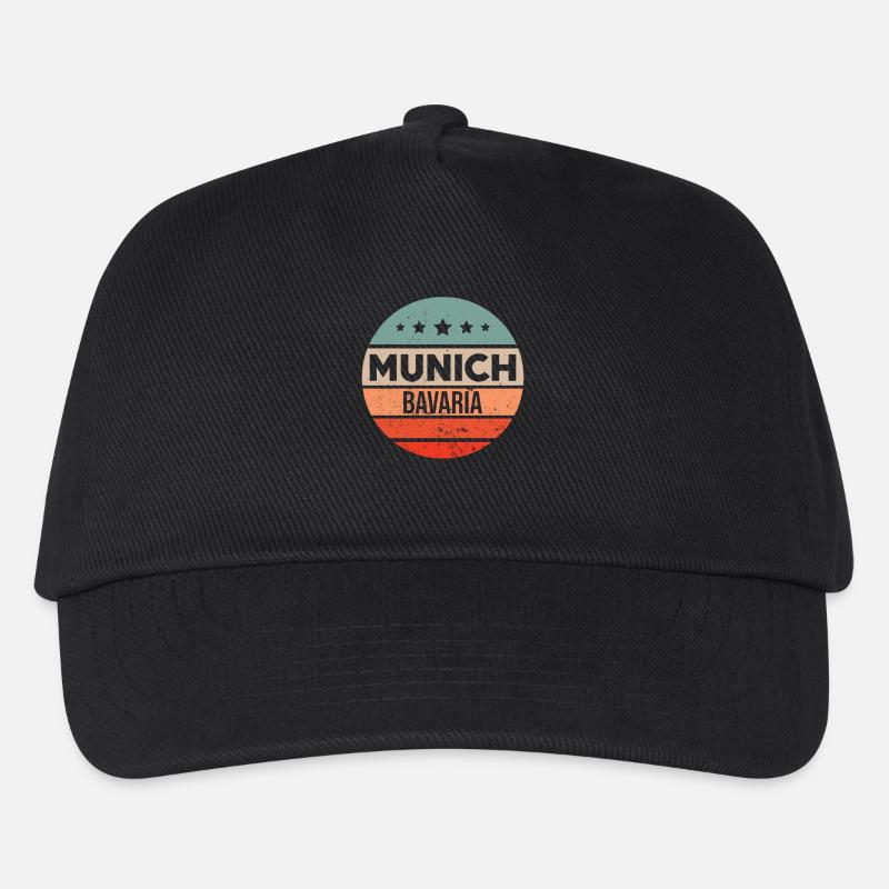 München - Kinder Basecap - Schwarz