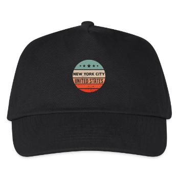 New York NY - Kinder Basecap - Schwarz - Vorne