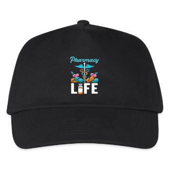 Apotheker Pharmacy Life Apotheke Pharmazie Student - Kinder Basecap - Schwarz - Vorne