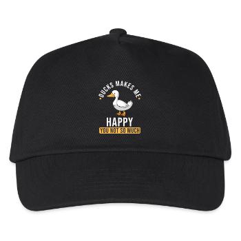 Canards sort drôle - Casquette de baseball Enfant - noir - Devant