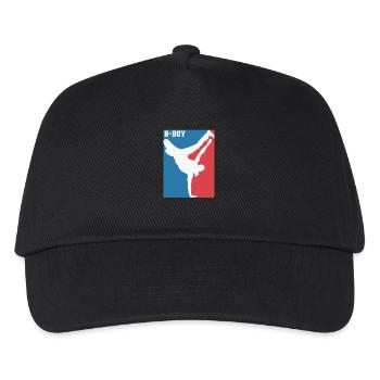 Breakdance B-Boy Hip-Hop and Funk - Kids’ Baseball Cap - black - Front