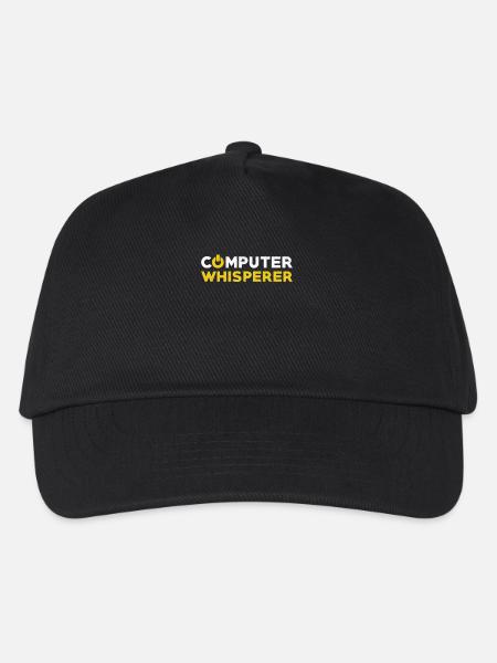 Informatiker Geschenk Computer - Kinder Basecap - Schwarz