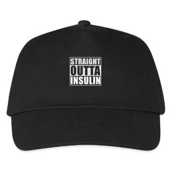 Insulin - Kinder Basecap - Schwarz - Vorne