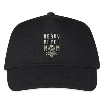 Heavy Metal Mama - Kinder Basecap - Schwarz - Vorne
