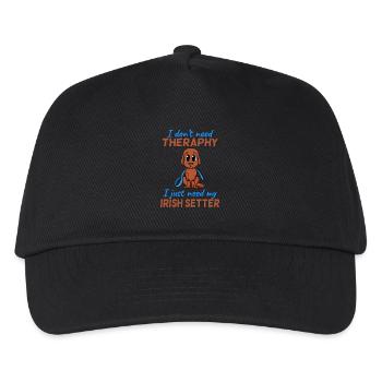 Irish Red Setter - Kinder Basecap - Schwarz - Vorne