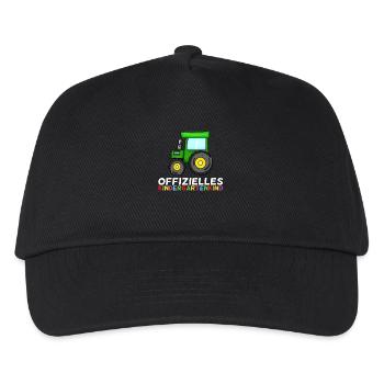 Kindergarten Kindergartenkind - Kinder Basecap - Schwarz - Vorne
