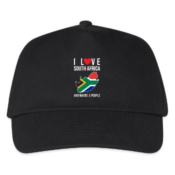 Afrique du Sud J'aime l'Afrique du Sud - Casquette de baseball Enfant - noir - Devant
