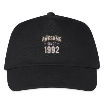 Awsome since 1992 Naissance - Casquette de baseball Enfant - noir - Devant