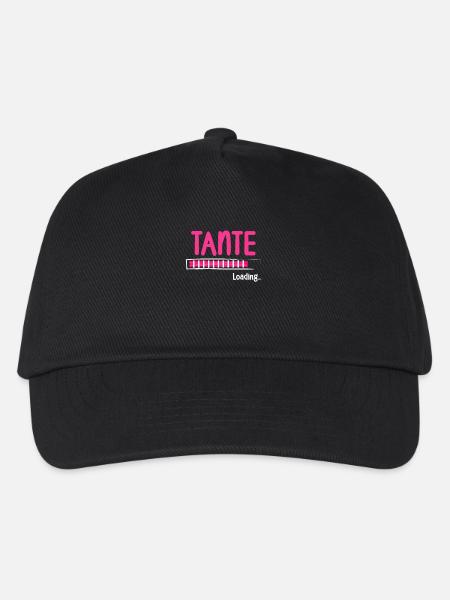 Tante Loading - Tante Loading - Kinder Basecap - Schwarz