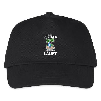Rentner Countdown - Kinder Basecap - Schwarz - Vorne