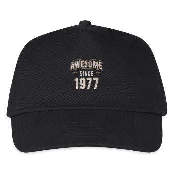 Awsome since 1977 Millésime Anniversaire - Casquette de baseball Enfant - noir - Devant
