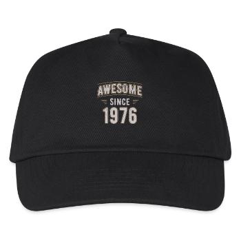 Awsome since 1976 Anniversaire - Casquette de baseball Enfant - noir - Devant