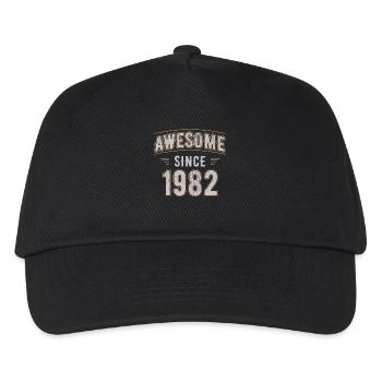 Awsome since 1982 Millésime anniversaire - Casquette de baseball Enfant - noir - Devant