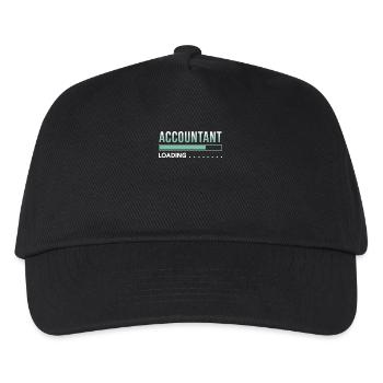 Buchhalter - Kinder Basecap - Schwarz - Vorne
