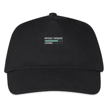 Physiotherapist Loading - Kids’ Baseball Cap - black - Front