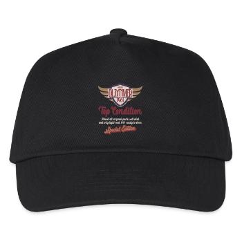 Vintage 1961 Oldtimer Top Condition Birthday - Kids’ Baseball Cap - black - Front