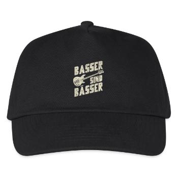 Basser sont des boulangers - Casquette de baseball Enfant - noir - Devant