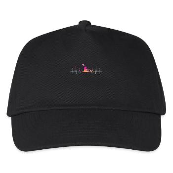 Kayak Heartbeat - Casquette de baseball Enfant - noir - Devant
