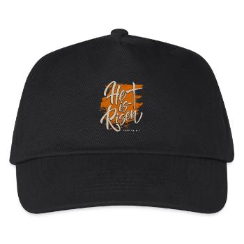 Christliches Geschenk - Kinder Basecap - Schwarz - Vorne