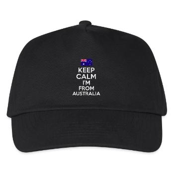 Australia Keep Calm - Kids’ Baseball Cap - black - Front