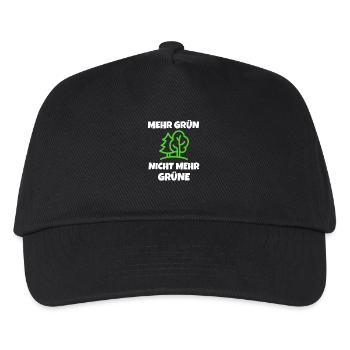 VERTS: Plus de verts - pas plus de verts! - Casquette de baseball Enfant - noir - Devant