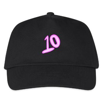 10 - Kids’ Baseball Cap - black - Front