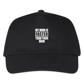 Ma mère est plus rapide que ta maman coureuse maman maman - Casquette de baseball Enfant - noir - Devant