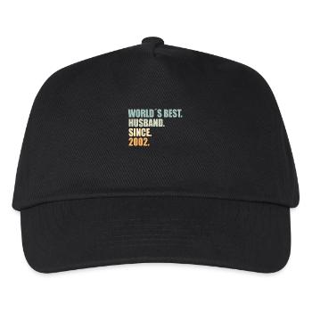 Best husband since 2002 19th wedding anniversary - Kids’ Baseball Cap - black - Front