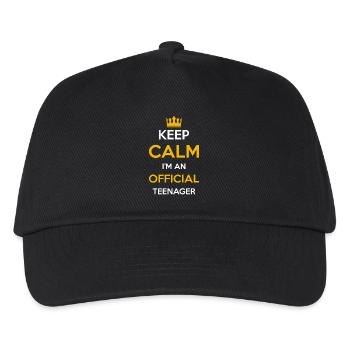 Offiziel Teenager Geschenk - Kinder Basecap - Schwarz - Vorne