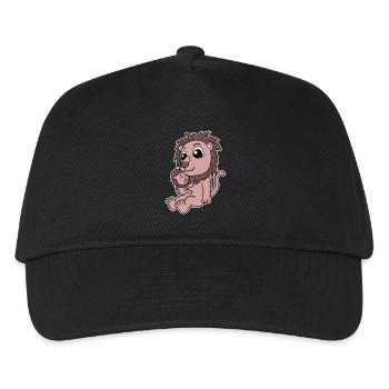 Lion Family - Lion with Baby - Lion - Kids’ Baseball Cap - black - Front